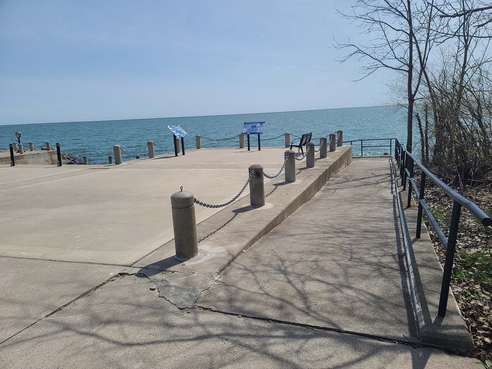 A scenic outlook at Spencer Smith Park.